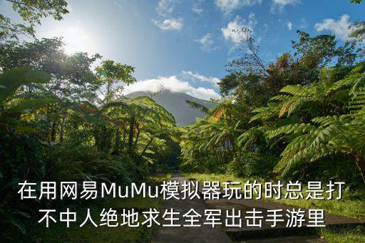 pubg手游老是打不过人怎么办，在用网易MuMu模拟器玩的时总是打不中人绝地求生全军出击手游里