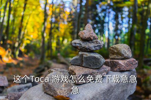 这个Toca 游戏怎么免费下载急急急