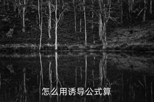 怎么用诱导公式算