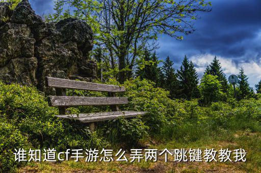 谁知道cf手游怎么弄两个跳键教教我