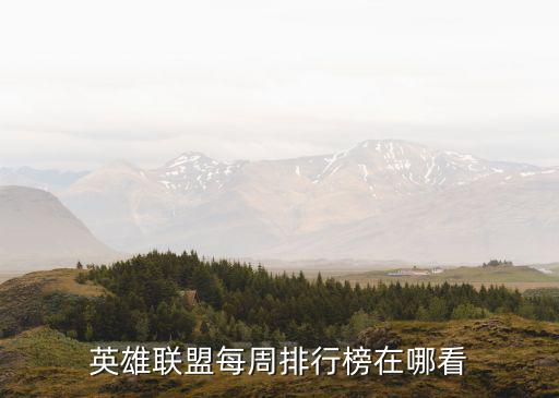 手游怎么看英雄联盟王者榜单，手机怎么看英雄联盟国服区的王者排行旁