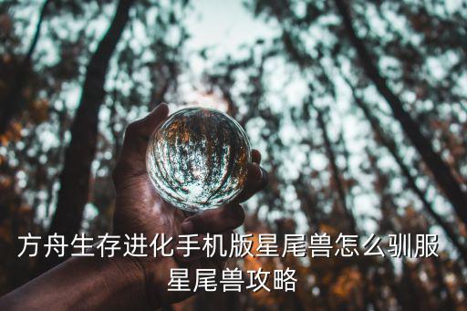 方舟生存进化手游版怎么驯服剑，方舟生存进化多少级才能驯化剑龙