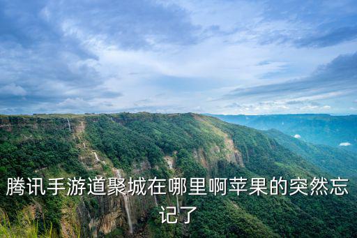 腾讯手游道聚城在哪里啊苹果的突然忘记了