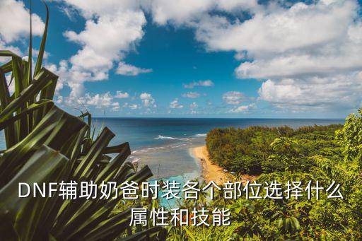 DNF辅助奶爸时装各个部位选择什么属性和技能