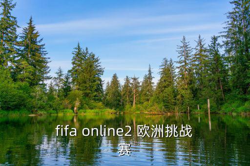 fifa online2 欧洲挑战赛