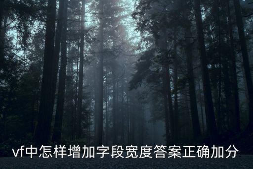 vf手游怎么修改字段宽度，VFP中字符型的宽度应该怎样设置