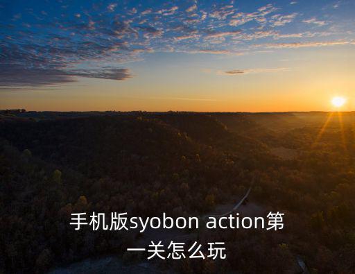手机版syobon action第一关怎么玩