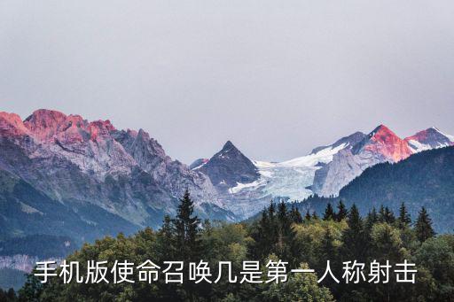 使命召唤手游中第一人称怎么设置，使命召唤8联机模式怎么切换到第一人称视角第三人称视角不舒服