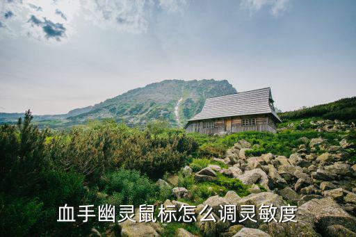 血手幽灵鼠标怎么调灵敏度