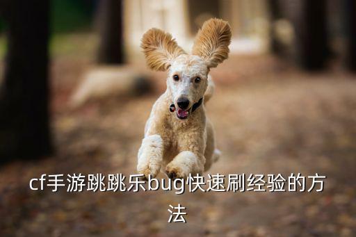 cf手游跳跳乐bug快速刷经验的方法