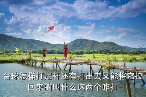 台球怎样打定杆还有打出去又能将它拉回来的叫什么这两个咋打
