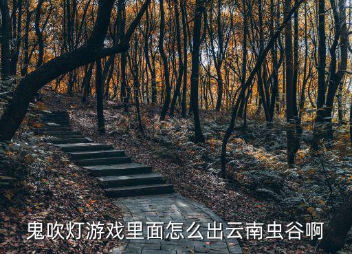 鬼吹灯游戏里面怎么出云南虫谷啊