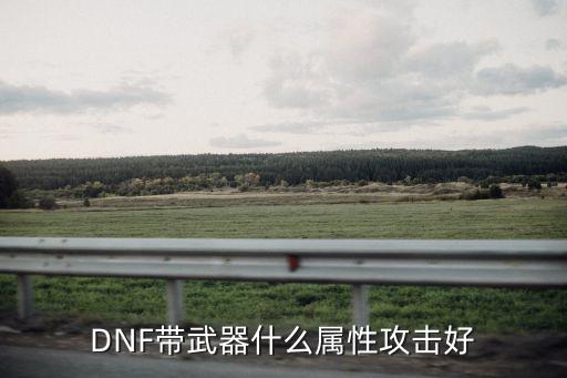 DNF带武器什么属性攻击好