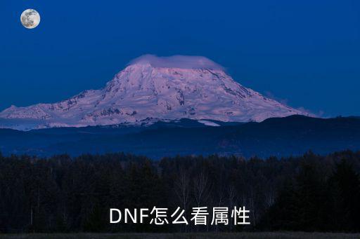 dnf怎么知道属性是什么，DNF中怎么才能知道自己是什么属性