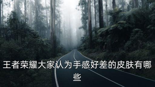 王者荣耀大家认为手感好差的皮肤有哪些