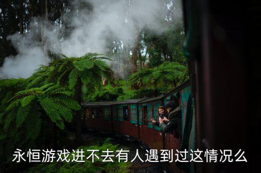 永恒游戏进不去有人遇到过这情况么