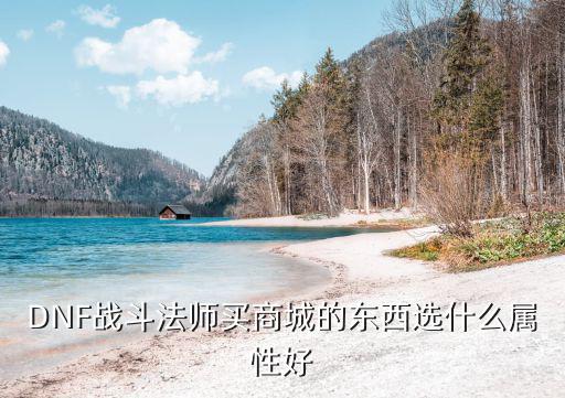 dnf斗法弄什么属性好，DNF战斗法师买商城的东西选什么属性好