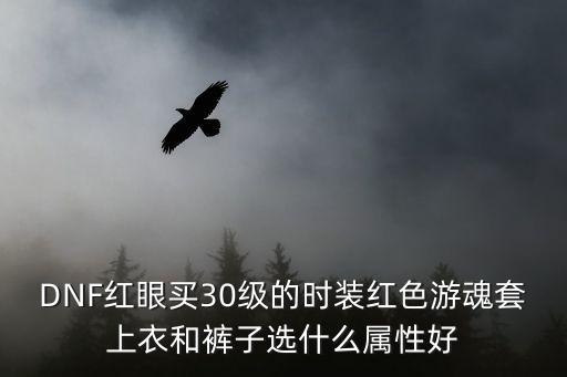 DNF红眼买30级的时装红色游魂套上衣和裤子选什么属性好