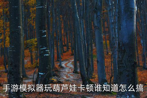 葫芦娃手游卡顿严重吗怎么办，游戏太卡怎么办