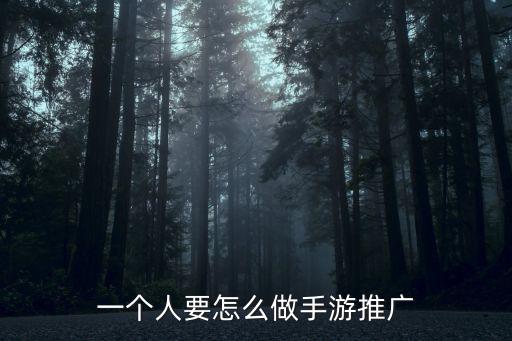 手游代理一个人怎么做，想代理一款游戏要怎么做