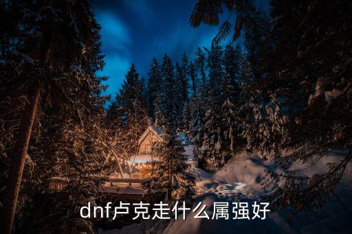 dnf卢克用什么属性，dnf卢克走什么属强好