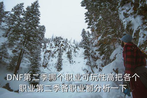 DNF第二季哪个职业可玩性高把各个职业第二季各职业都分析一下