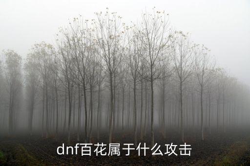 dnf百花属于什么攻击