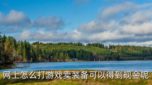 网上怎么打游戏卖装备可以得到现金呢