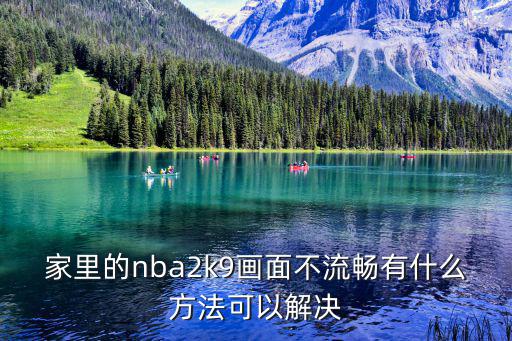 2k19手游版画质低怎么解决，NBA2K9 画面运行缓慢