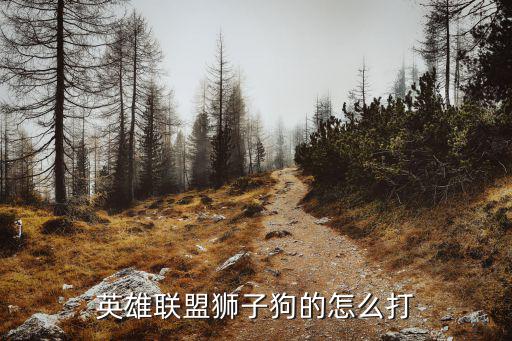 英雄联盟狮子狗的怎么打