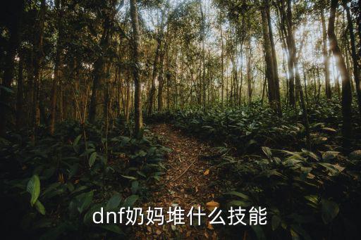 dnf奶妈堆什么属性攻击，dnf奶妈堆什么攻击