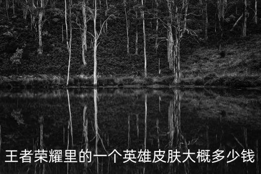 王者荣耀里的一个英雄皮肤大概多少钱