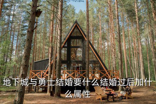 地下城与勇士结婚要什么结婚过后加什么属性