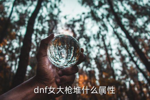 dnf女枪强化什么属性，dnf女大枪走什么属性比较好