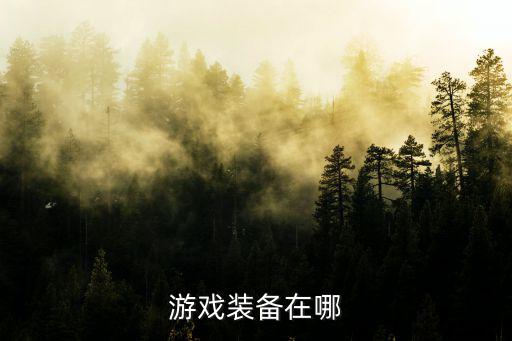 游戏装备在哪