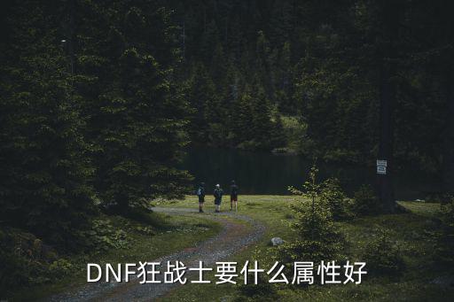 DNF狂战士要什么属性好