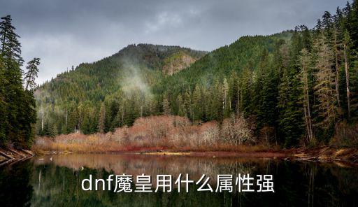 dnf魔皇用什么属性强