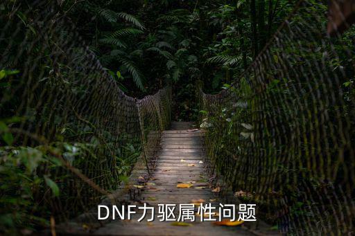DNF力驱属性问题