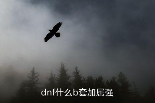 dnf b套升级什么属性，dnf什么b套加属强