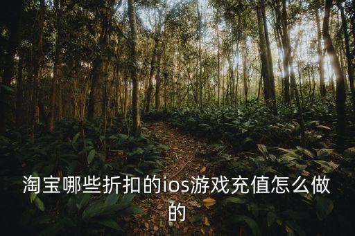手游那些折扣充值是怎么做到的，折扣充值怎么弄啊我是小米端
