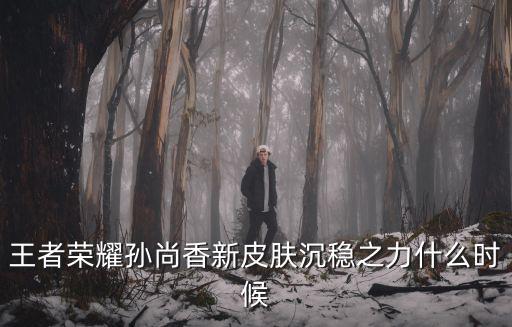 王者荣耀孙尚香新皮肤沉稳之力什么时候