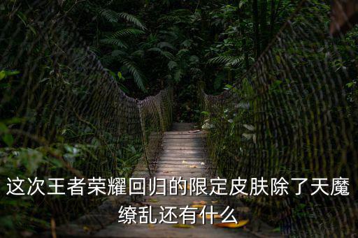 这次王者荣耀回归的限定皮肤除了天魔缭乱还有什么