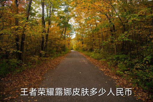 王者荣耀露娜皮肤多少人民币