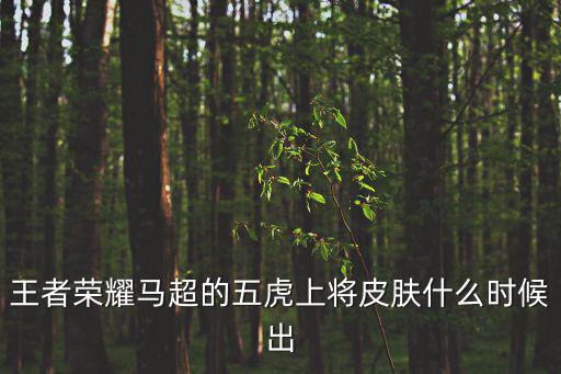 王者荣耀马超的五虎上将皮肤什么时候出