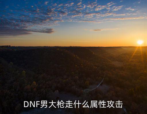 DNF男大枪走什么属性攻击