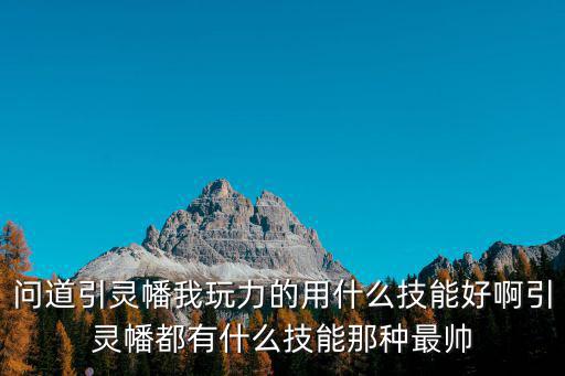 问道手游引灵怎么学，问道引灵幡技能在哪学