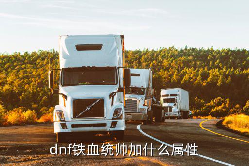 dnf铁血统领吃什么属性，dnf铁血统帅加什么属性