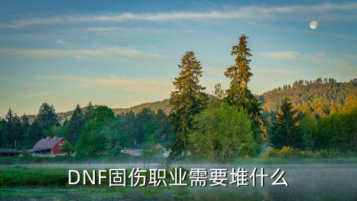DNF固伤职业需要堆什么