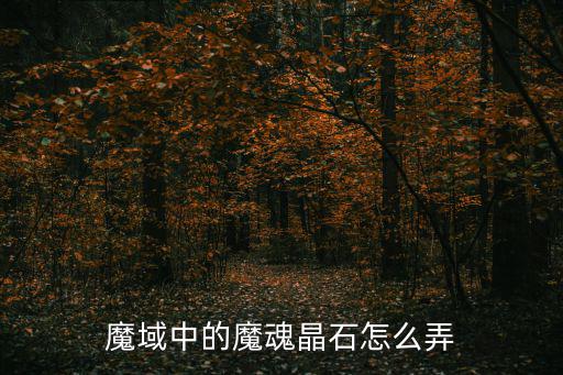 魔域手游魔魂晶石怎么得，魔域怎么才能打到魔魂晶石