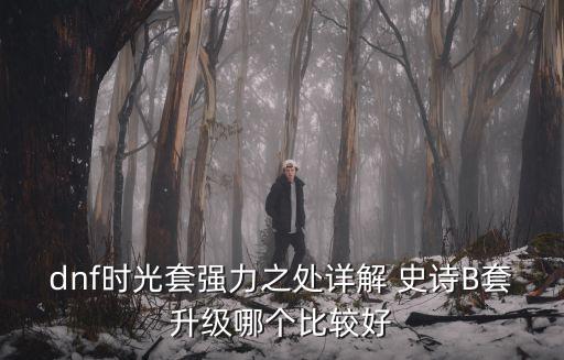 dnf时光套强力之处详解 史诗B套升级哪个比较好